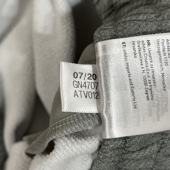 Adidas Men's Game And Go Open Hem Gray Pants GN4707 Size: S - Picture 10 of 10
